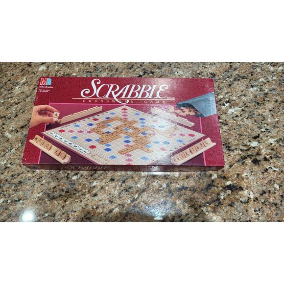 Vintage Milton Bradley Scrabble Crossword Game - 1989 - Picture 14 of 16